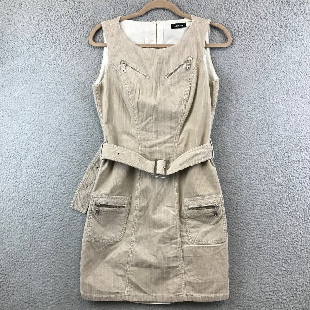 Emozioni Sleeveless belted dress size 12